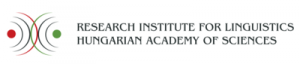 Research Institute for Linguistics of the Hungarian Academy of Sciences logo